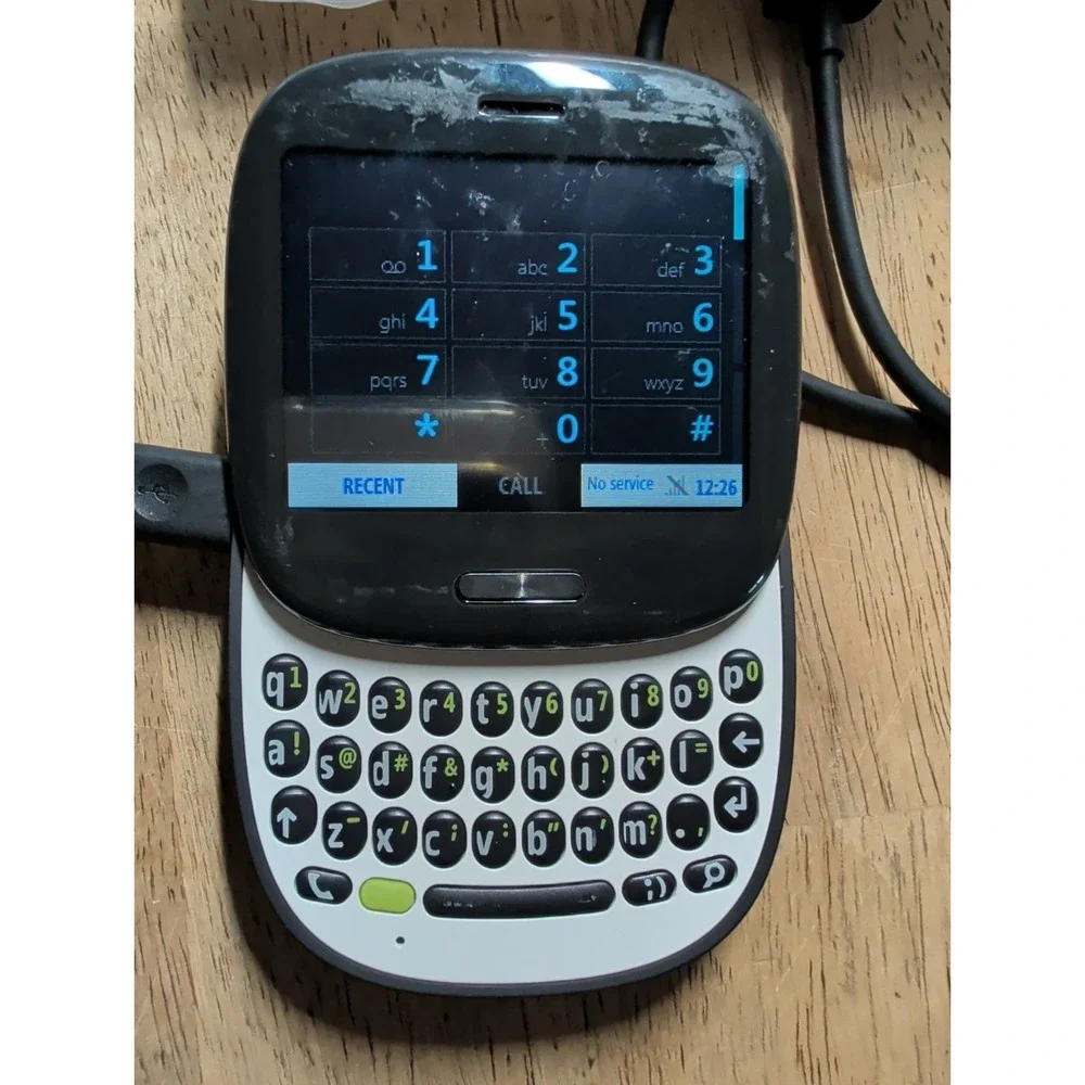 Microsoft Kin One - Black Powers On Works Cool Phone
